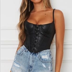 Savage Bustier Black